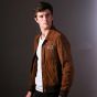Veste Cuir Suede Homme