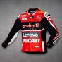 Chaz Davies Veste motard Ducati WSBK 2020 vue de gauche