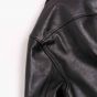 Veste Cosaque Hommes Cuir Noir épaule