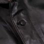 Veste Cosaque Hommes Cuir Noir button