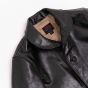 Veste Cosaque Hommes Cuir Noir