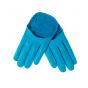Gants En Cuir Bleue