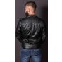 Blouson Cuir Noir Homme