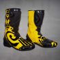 Yellow Moto Boots