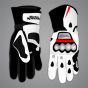 White Motorcycle Jacket Franco Morbidelli MotoGP 2025 Matching Gloves