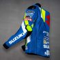 blouson cuir suzuki racing
