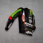 Veste Cuir Moto Kawasaki Jonathan Rea WSBK 2023 vue du côté gauche