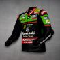 Jonathan Rea Blouson Moto Cuir Kawasaki Team WSBK 2021 vue de gauche