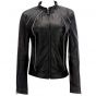 Veste de moto en cuir pour femmes