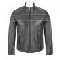 Veste en cuir moto
