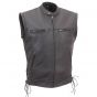 Veste Moto Cuir Noir