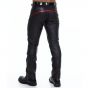 pantalon simili cuir homme