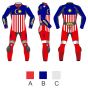 Costume En Cuir Malaysia Drapeau