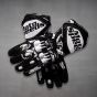 Gants de moto blancs et noirs