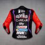 Maverick Vinales Aprilia Road Motorcycle Jacket MotoGP 2023 back view