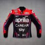 Maverick Vinales Aprilia Road Motorcycle Jacket MotoGP 2023 front view