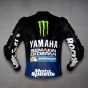 Veste En Cuir Monster Yamaha Maverick Vinales Motogp 2019 Vue arrière