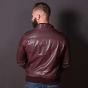 Bomber Cuir Noir Homme