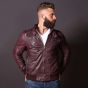 Veste Bomber Cuir Homme