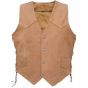 Gilet en cuir pour hommes