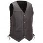 Gilet de moto en cuir pour homme