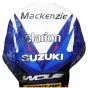 Niall Mackenzie Suzuki Costume en Cuir 2001 BSB