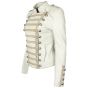 Veste en Cuir Blanche
