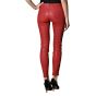 pantalon cuir rouge