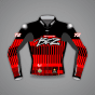 Veste de course rouge