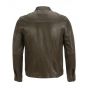 Veste Cuir Homme Marron