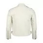 Veste en Cuir Blanche Homme