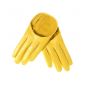 Gants En Cuir Jaune