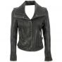 Veste en cuir femme