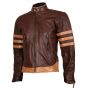Veste de moto en cuir Wolverine