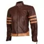 Veste de moto en cuir Wolverine