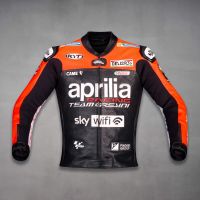 Blousons en cuir Aprilia Racing
