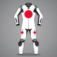 Ensemble de moto entièrement blanc