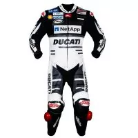 ducati costume en cuir noir