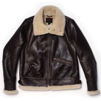 b3 blouson aviateur en shearling