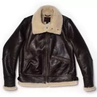 b3 blouson aviateur en shearling