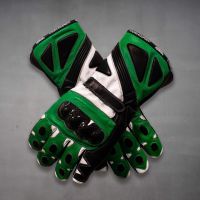 Gants de moto verts