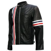 Veste en cuir Captain America