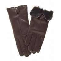 Gants en cuir doublés de fourrure