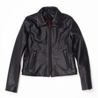 Veste de motard noire pour femme