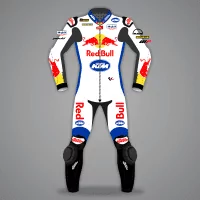 Combinaison de moto blanche