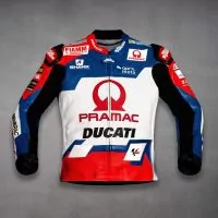 Veste de moto en cuir Ducati