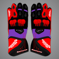 Gants de piste pour moto