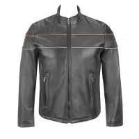 Veste en cuir moto