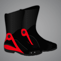 Chaussures de course moto