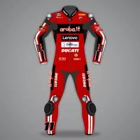 Nicolo Bulega Ducati Motorcycle Track Suit SBK 2026 front view